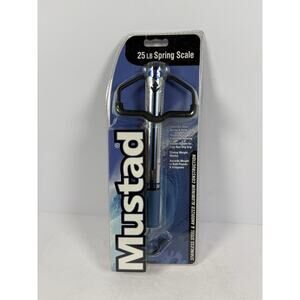 Mustad 25lb Spring Scale MT016, Fishing Salt Water Approved